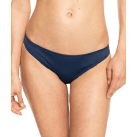 NWT SD Beach Classics Moderate Bikini Bottom Navy Size S - Picture 1 of 4
